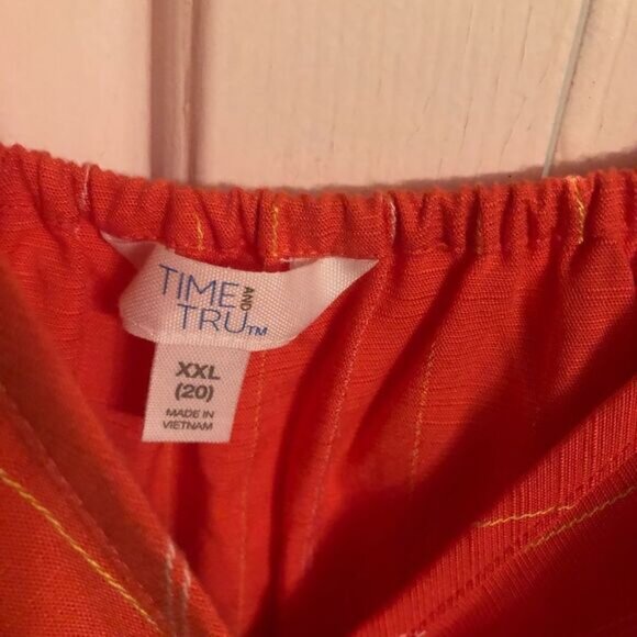 Womens 2X Orange Sundress NWT - Picture 3 of 6